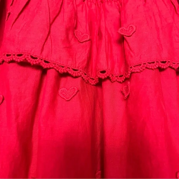 FARM Rio Red Ruffled Blouse - Picture 6 of 10